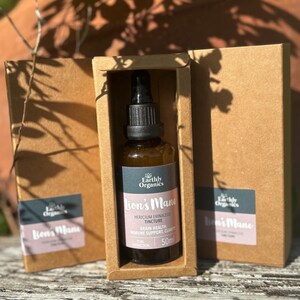 Tintura di criniera di leone (Hericium Erinaceus) (tre flaconi contagocce in vetro da 50 ml)