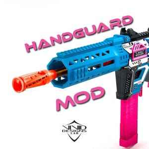 Handguard Barrel Shroud Mod for Piston Pump AEB / Zuru X-Shot Foam Dart Blaster Upgrade / Toy Pretend Play