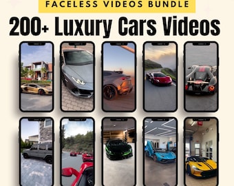 MRR Faceless Videos Luxury Cars Faceless Stock Videos Luxury Reels Videos Faceless Marketing Instagram Reels PLR Video Master Resell Right