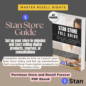 Stan Store Guide Verdienen Sie Geld online Road Map Kurs für pasives Einkommen Digitaler Kurs MRR Digital Marketing Guide Ebook PDF Stan Store Kurs