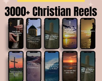 3000+ Christian Reels Bundle | Bible Quotes, Faceless Videos (MRR)