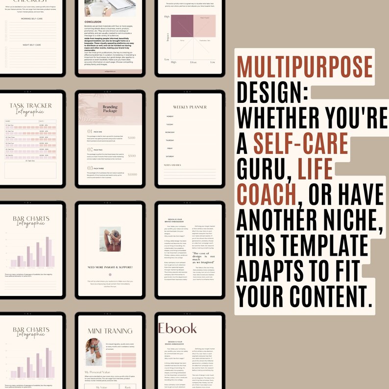 Workbook Ebook Editable Canva Template, PLR MRR Resell Rights - Etsy