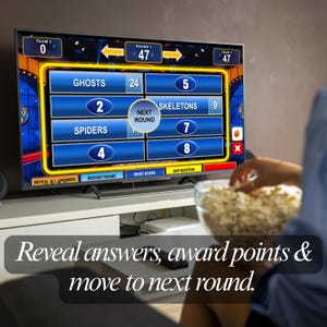Friendly Feud Family Game Night, Editable Powerpoint Game Show with Auto Score, Party Games for Adults & Families image 12