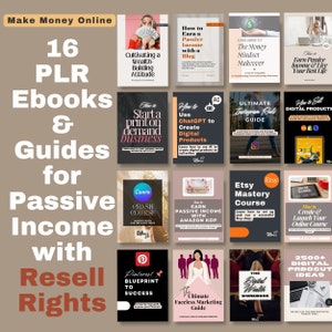PLR Ebooks To Make Money Online Done For You Course Digital Marketing PLR MRR Bundle Master Resell Rights Mrr Digital Products Sell On Etsy