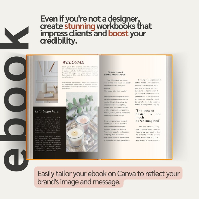 Workbook Ebook Editable Canva Template, PLR MRR Resell Rights - Etsy