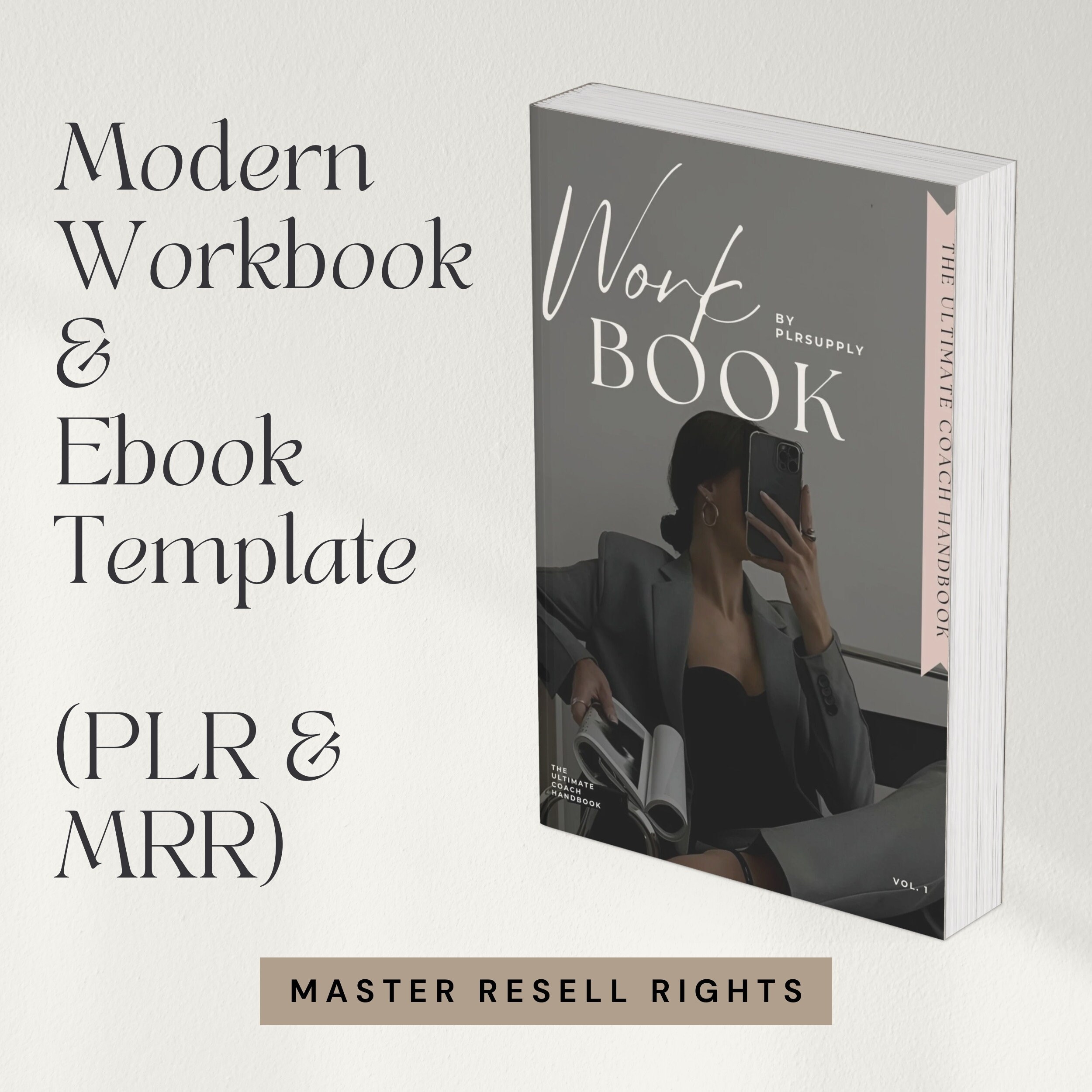 Ebook Template Coaching Workbook Canva Template Master Resell Rights ...