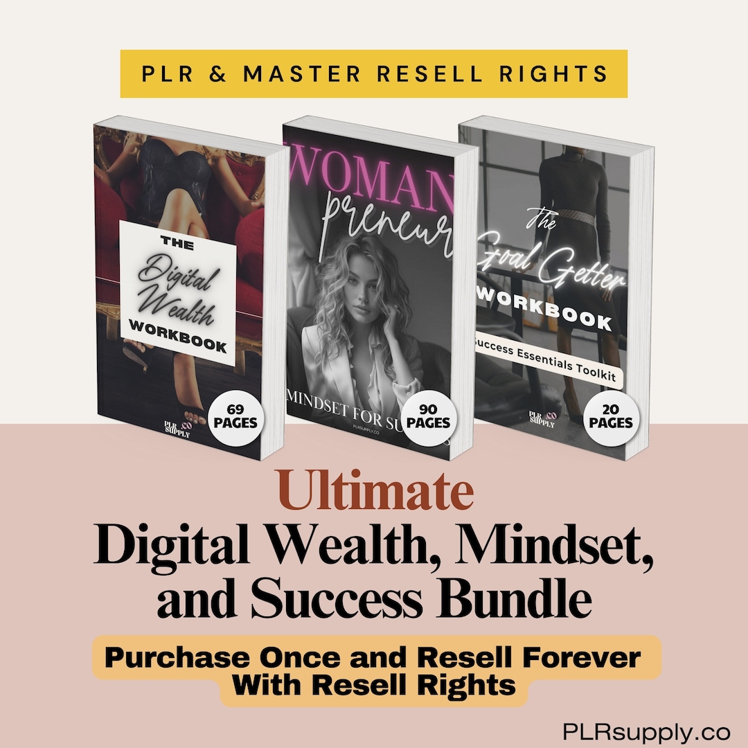 Done for You PLR Course Bundle: Digital Wealth, Mindset, Success - MRR ...