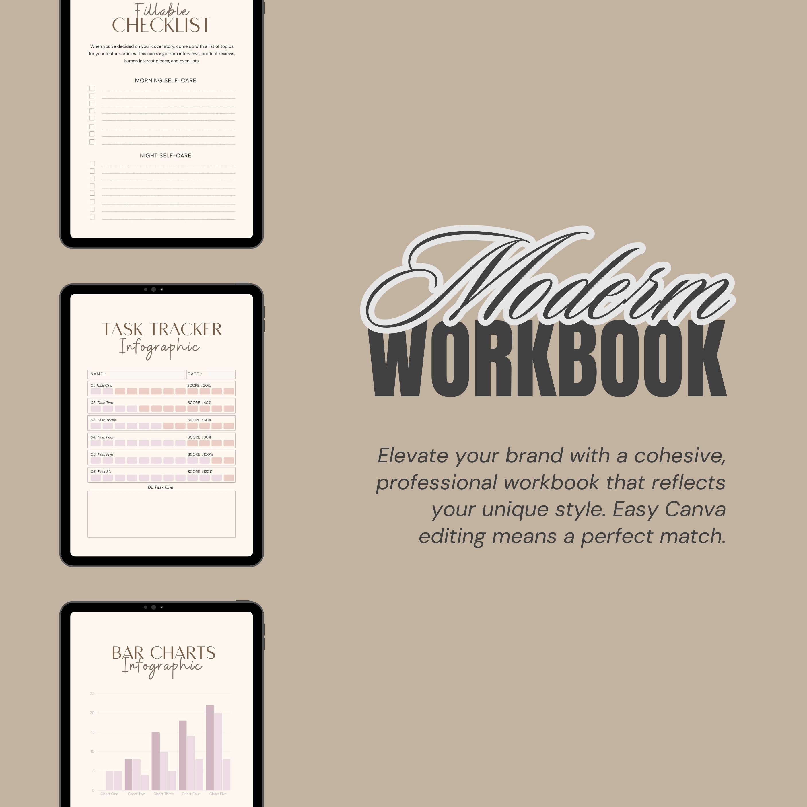 Workbook Ebook Editable Canva Template, PLR MRR Resell Rights - Etsy