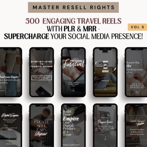 MRR Faceless Instagram Reels Coaching-Vorlagen Master Resell Rights & PLR Faceless Videos Instagram-Vorlagen Faceless Videos Verkaufen auf Etsy Bild 4