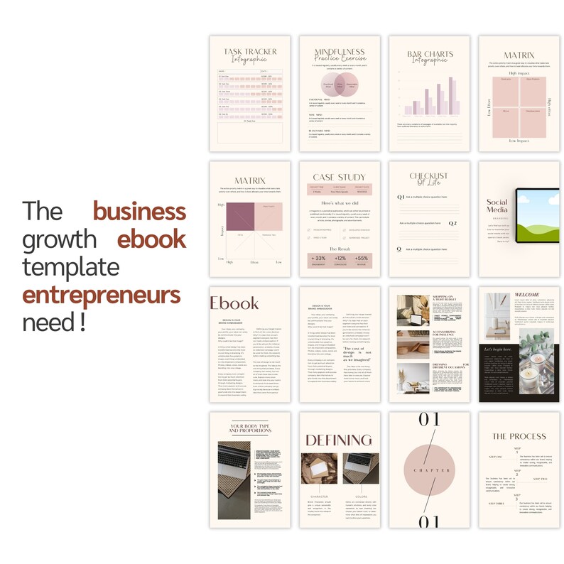Workbook Ebook Editable Canva Template, PLR MRR Resell Rights - Etsy