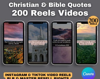Más de 200 videos cristianos: citas bíblicas y videos sin rostro (MRR)
