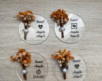 Wedding epoxy magnet , Personalized epoxy magnet gift, epoxy magnet wedding gifts for guest, magnet fridge cute, magnet set gift wedding