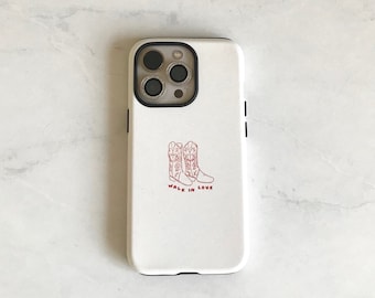 walk in love phone case / Christian phone case / Christian aesthetic / faith phone case / Christian gift