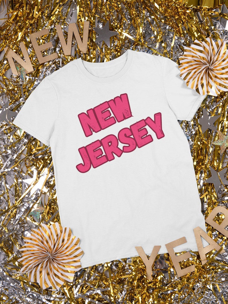 NJ Pride Shirt Gift Garden State Tee New Jersey Shirt Retro New Jersey