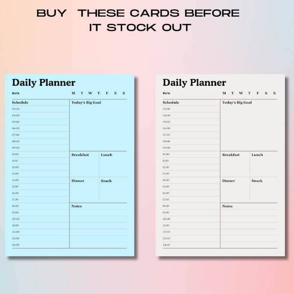Daily Planner, Daily Cards, Etsy Coupon Codes, Digital Planner, Digital List, Daily Notebook , Good Notes Planner ,Digital Planner 2024
