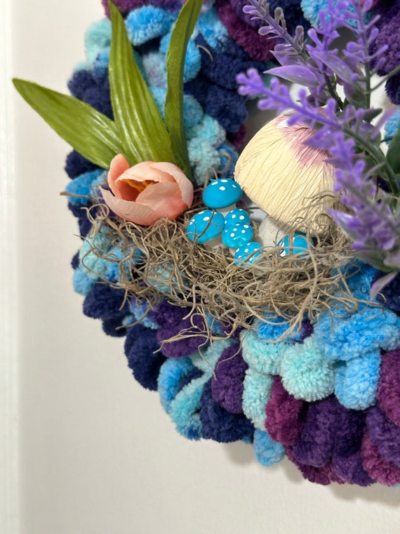 春のリース 9インチ - Etsy 日本