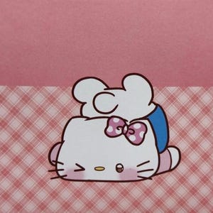 Carte pop-up 3D joyeux anniversaire Hello kitty • Carte pop-up 3D Kitty • Cartes 3D pop-up joyeux anniversaire • Carte d'anniversaire 3D Sanrio • chat • kawai mignon