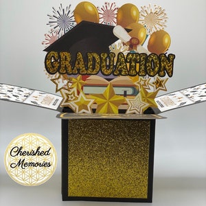 Cadeau de fin d'études • Carte de remise des diplômes pop-up 3D • Carte pop-up 3D de félicitations • cartes spéciales carte de félicitations pour toutes les occasions carte de réussite