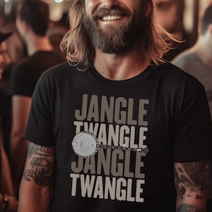 Banjo Tee Shirt Bluegrass Banjo T Shirt Gift for Musician Gift for Banjo Player