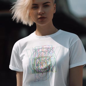 Typographic Alphabet Design T-shirt    Designer Gift for Graphic Designer  Futura Typeface Series 1