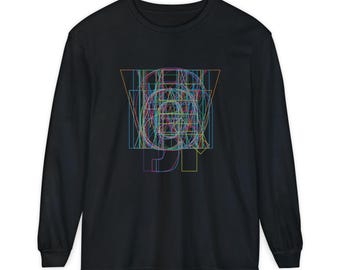 Helvetica Alphabet Abstraction T-Shirt | Layered Letter Graphic