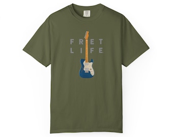 FRET LIFE Electric Guitar T-Shirt | Musician and Guitar Player Gift | TeleThinline-Style