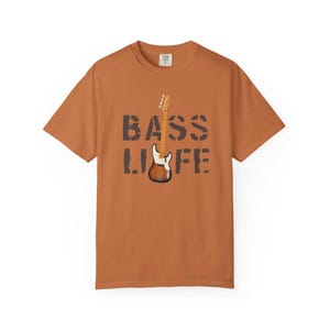BASS LIFE Electric Bass Guitar T-Shirt | Musician and Guitar Player Gift | Tele Style Bass