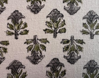 Block Print Cotton Fabric | Indian Floral, Geometric Design