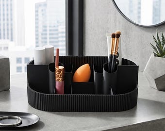 Make-Up Organizer | Schminktisch & Bad stilvoll organisiert | Kosmetik Aufbewahrung | Bad Organizer aus PLA | Geschenkidee Mädchen Frauen