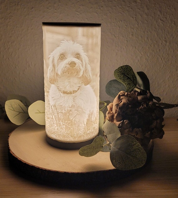 Personalisierte Lampe (lithophane) Mit Deinem Bild Als Erinnerung, Dekoration Und Geschenk - Individualisierbarer Sockel