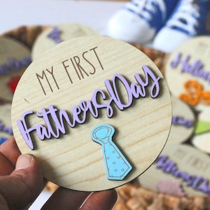 3D Holiday Milestone Discs: Baby Photo Props