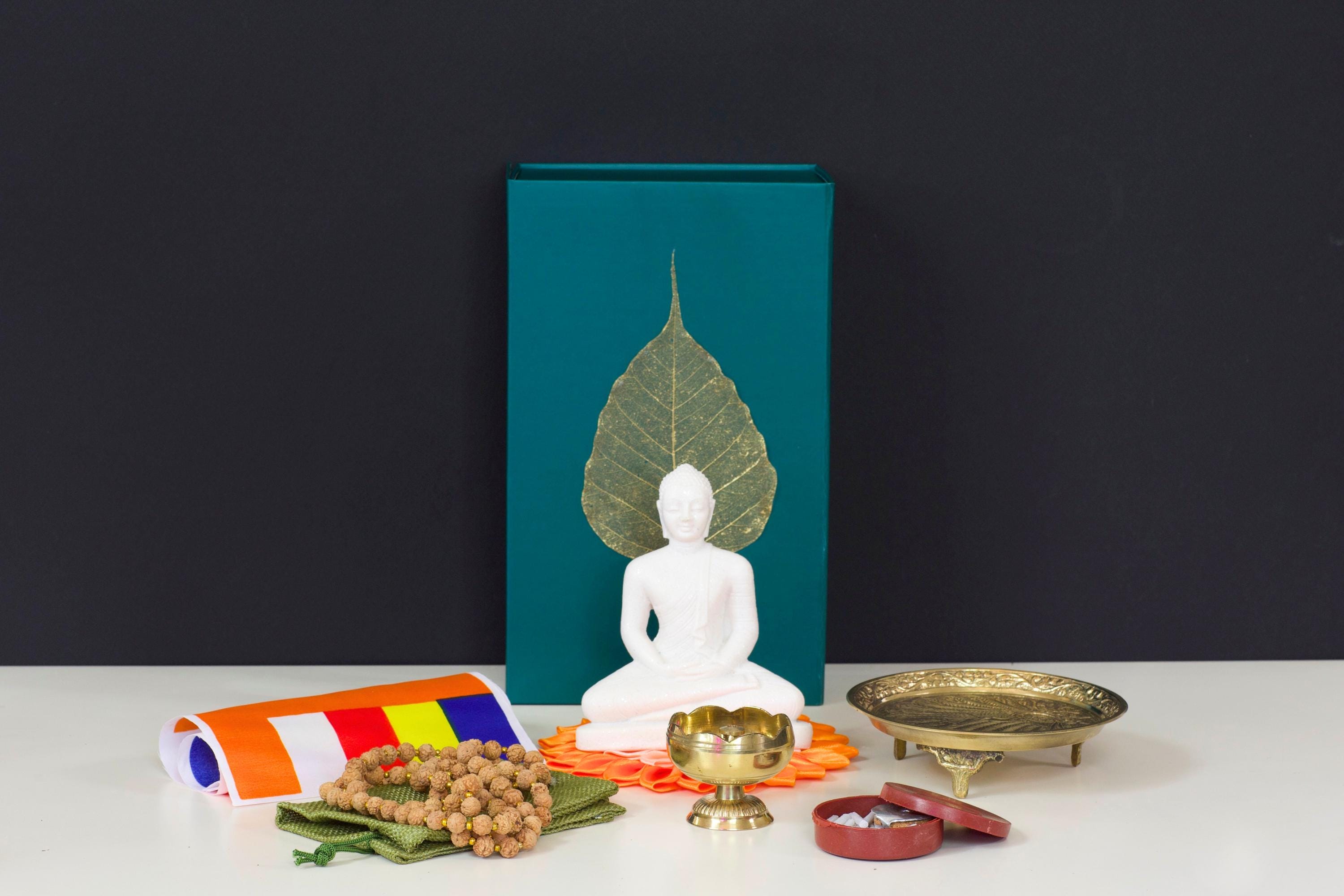 Temple in a Box | Buddhist Altar Kit | Gift Set With Buddha Statue ...