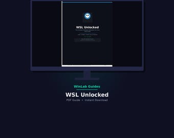 WSL Unlocked: Kompletny przewodnik po podsystemie Windows dla systemu Linux (PDF)