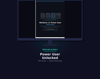 Odblokowany użytkownik Windows 11 Power — tryb Boga, ukryte ustawienia, poprawki wydajności i harmonogram zadań (PDF)