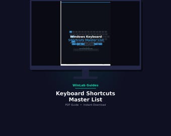 Windows Keyboard Shortcuts Master List — 500+ Shortcuts (PDF)