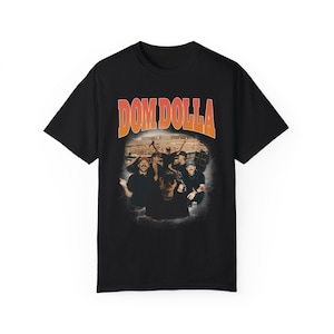 Dom Dolla T-Shirt, EDM Style Bootleg Rap T-Shirt, Dom Dolla Retro Vintage 90s T-Shirt, Comfort Colors Oversized Unisex T-Shirt