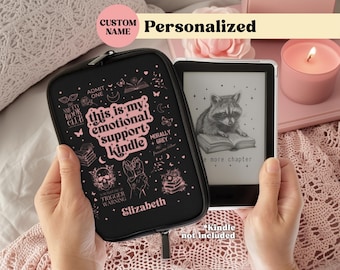 Personligt emotionellt stöd Smut Dark Romance-mönster, Kindle-fodral för Colorsoft, Paperwhite Scribe, Oasis, present till Smutälskare