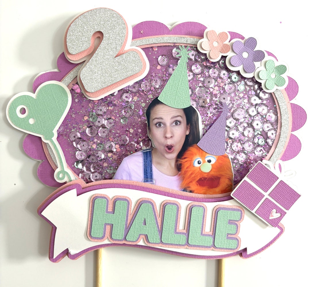 Ms Rachel Personalised 3D Shaker Cake Topper, Ms Rachel Themed Birthday ...