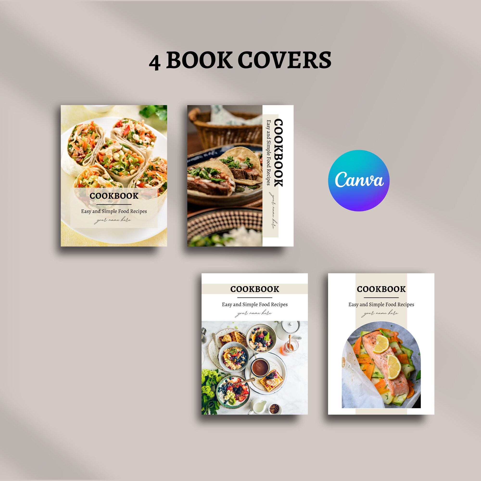 Cookbook Template Recipe Book Template Custom Recipe Book Template ...