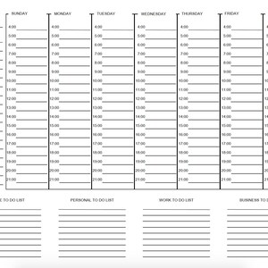Digital Weekly Planner