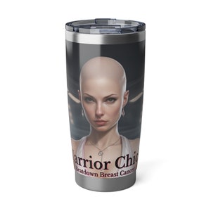 WARRIOR CHICK. BEATDOWN Breast Cancer - Vagabond 20oz Tumbler