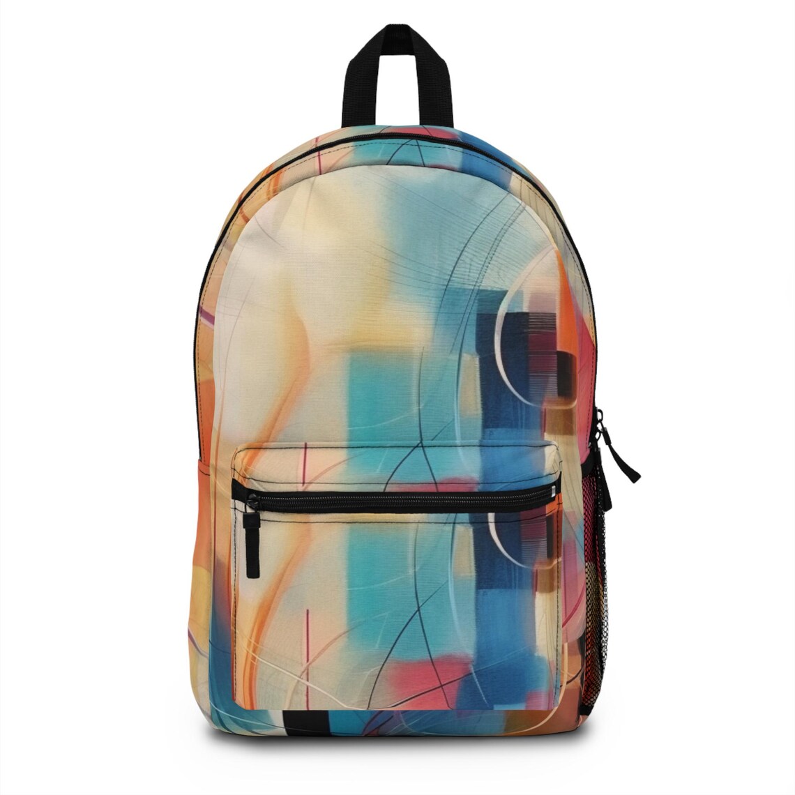 Abstract Art Deco Backpack, Abstract Art, Abstract Backpack, Artistic ...