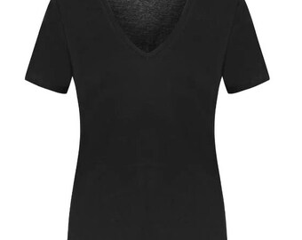 Women's V-neck T- Shirt PDF Pattern/ Size; XXS-3XL/ Step-by-step