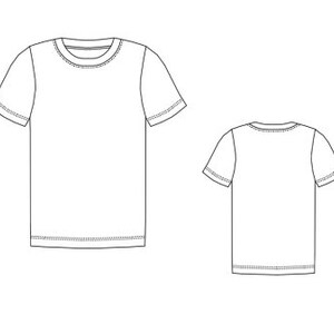 Op de afbeelding: Een wit T-shirt met korte mouwen en een ronde hals.