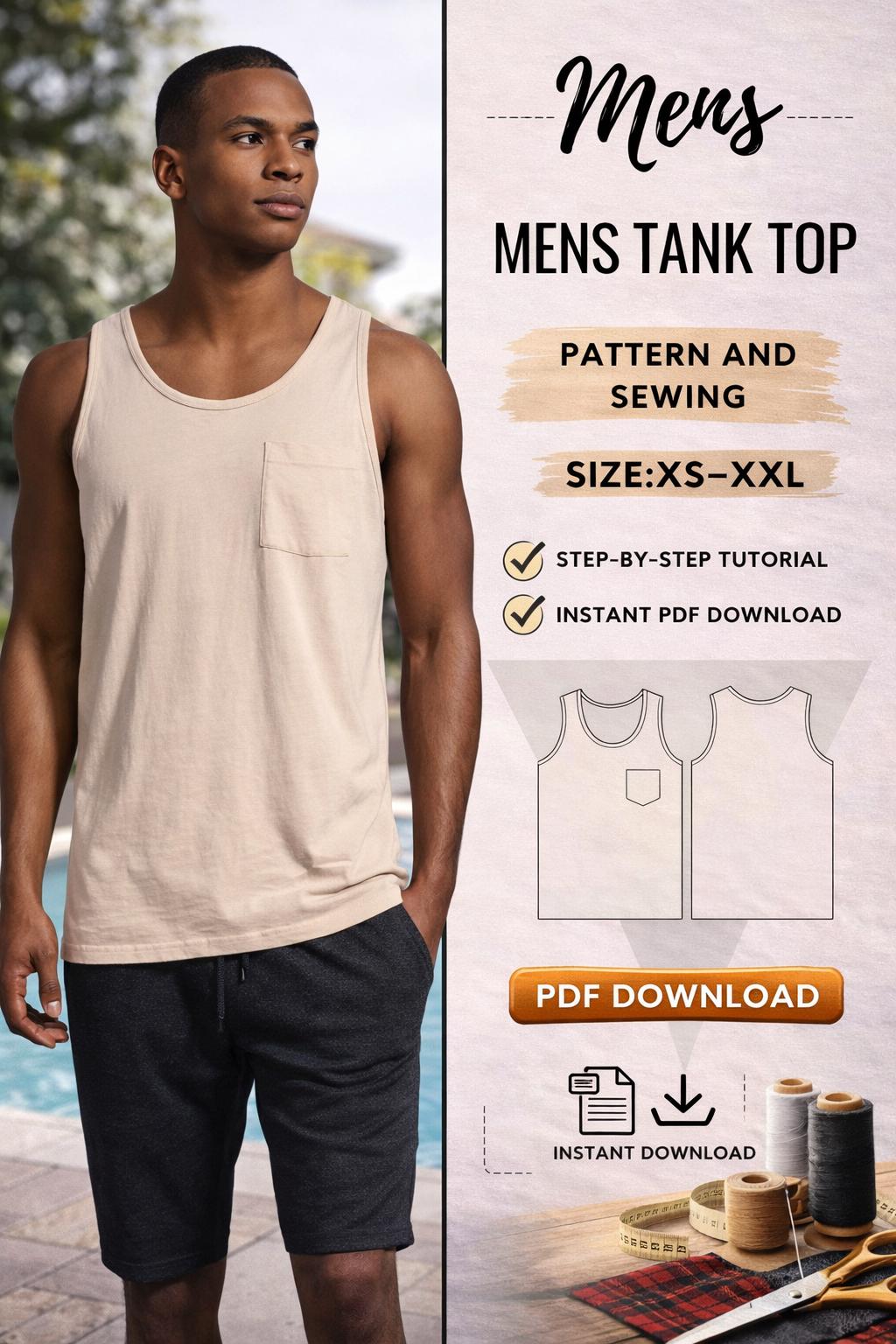 Mens Tank Tops - Etsy