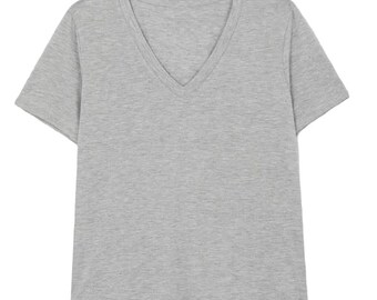 Women's V-neck T- Shirt PDF Pattern/ Size; XXS-3XL/ Step-by-step