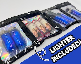 Custom Wrapped Lighter Stickers: Personalized Design, Multiple Styles