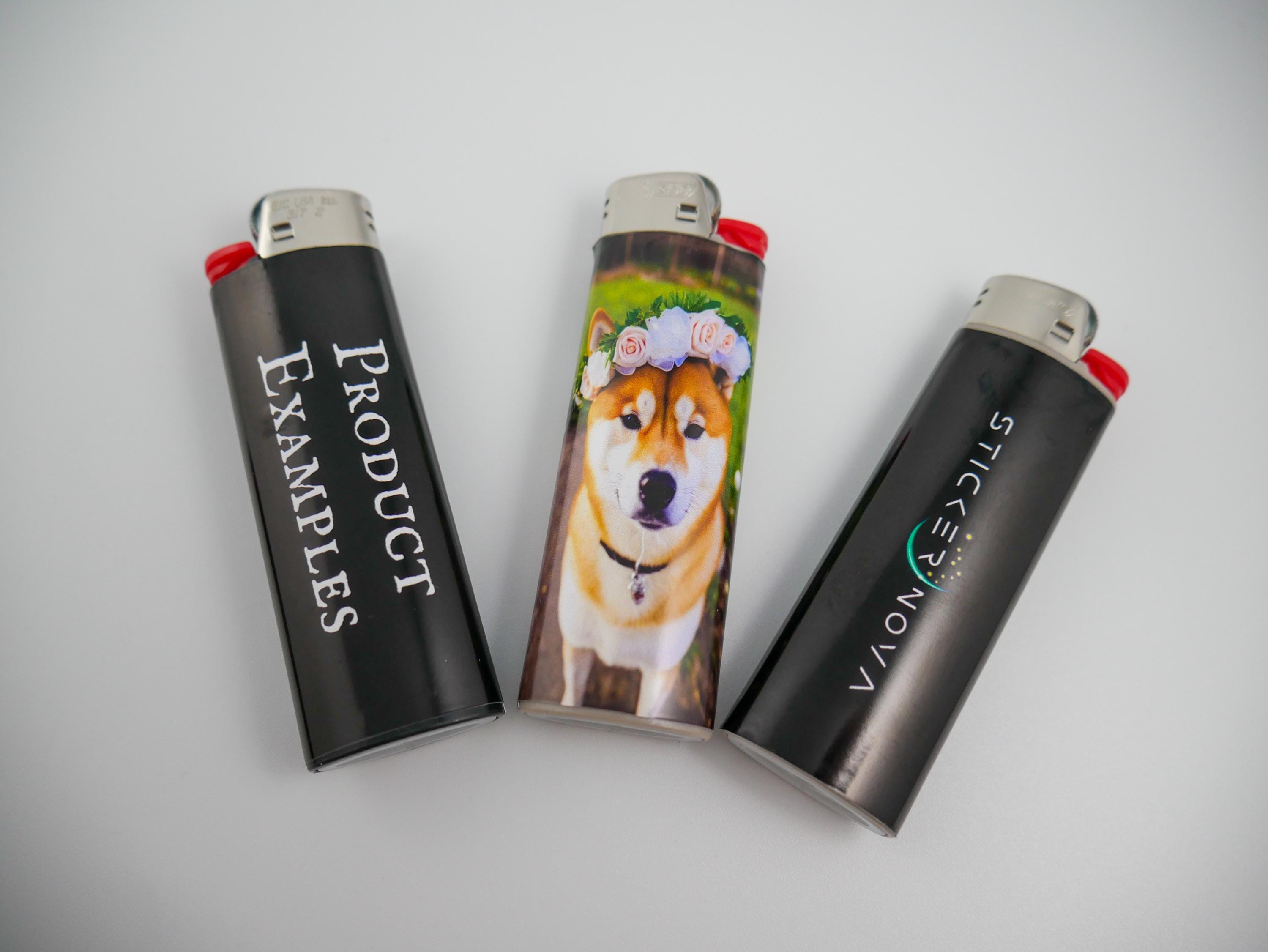 Custom Wrapped Lighter Stickers: Personalized Design, Multiple Styles ...