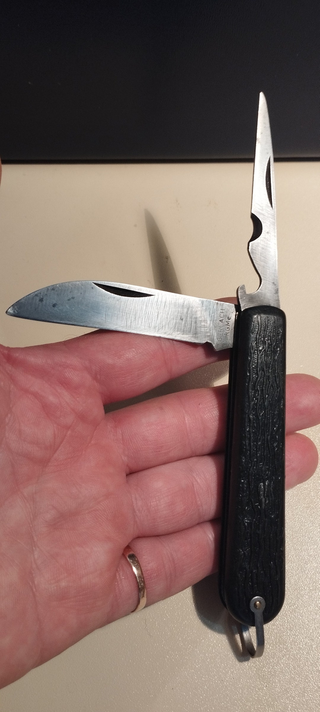 Vintage Pocket Knife Military Knife signalman 2piece Etsy