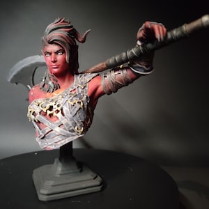 Karlach from Baldur&#39;s Gate 3 3D Printed and Hand Painted Figure